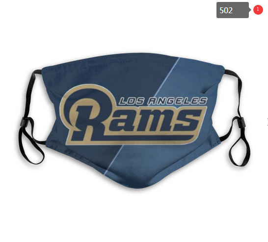NFL Los Angeles Rams Dust mask with filter->nfl dust mask->Sports Accessory